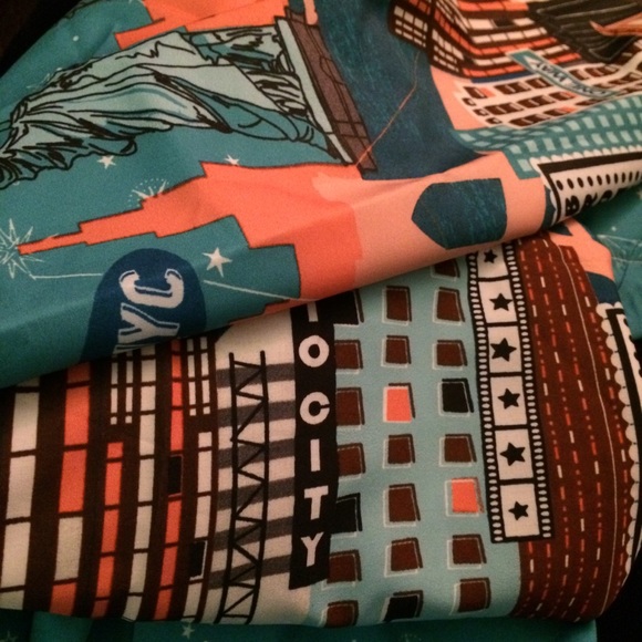 Retro Unique New York City Print Fit Flare A-line Midi Party Sleeveless Dress - Picture 8 of 8